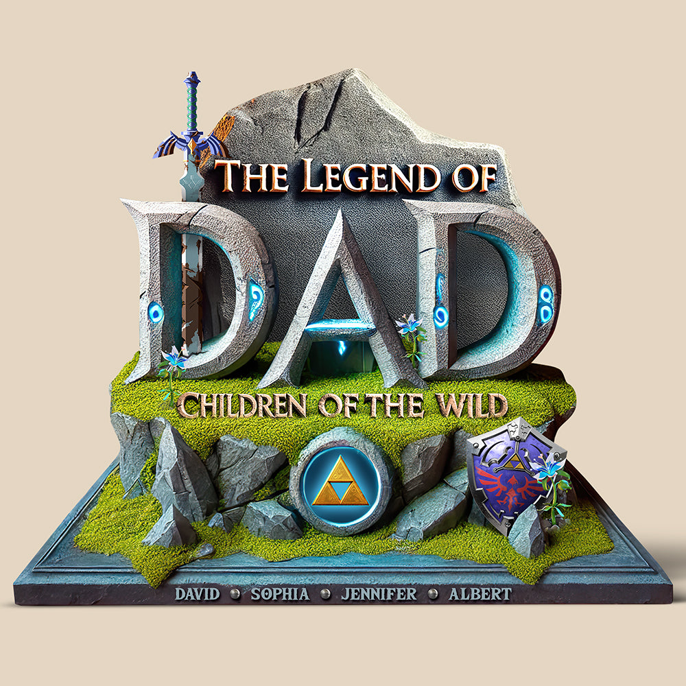 Legend Dad Acrylic Plaque Personalized Gifts For Dad 03Huqn190425 - Image 3