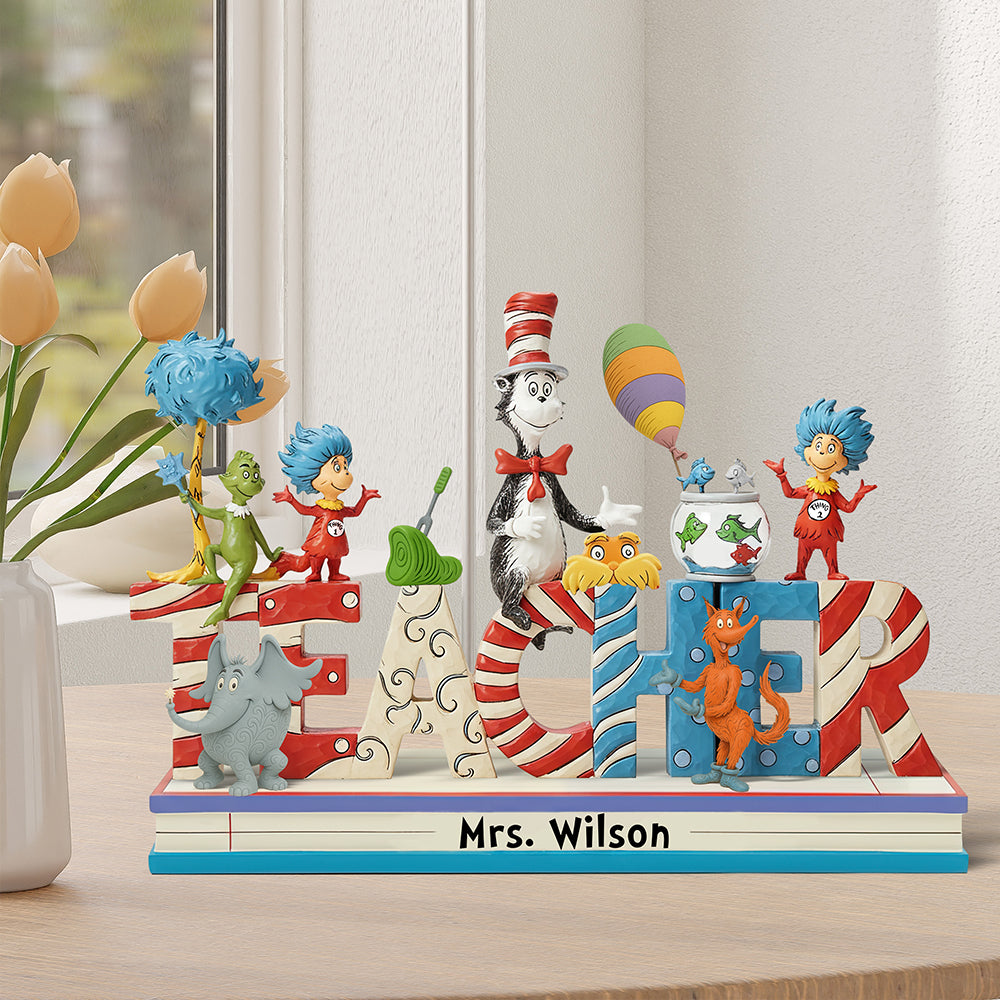 Cute & Playful Characters From Children'S Books Acrylic Plaque - Personalized Gifts For Teacher 02Qhqn130525