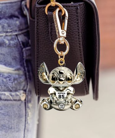Personalized Gifts For Football Lovers Keychain, Cute Character 05Tgqn250325