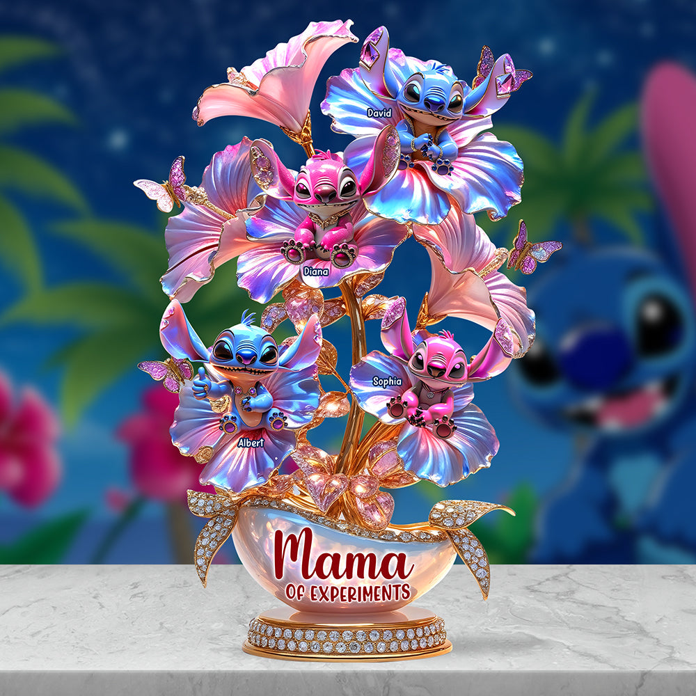 Mama Of Blue Aliens Acrylic Plaque - Personalized Gifts For Mother 01Tgqn240425 - Image 2