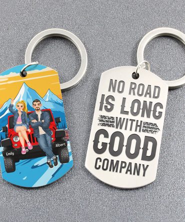 Personalized Gifts For Off Road Couple Stainless Steel Keychain 05Toqn200724Pa