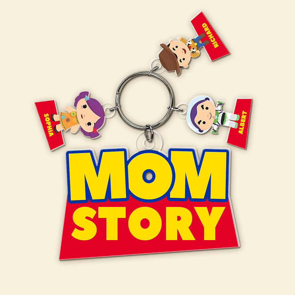 Mom Story Keychain - Personalized Christmas Gifts For Mom 01Kaqn260225 - Image 5