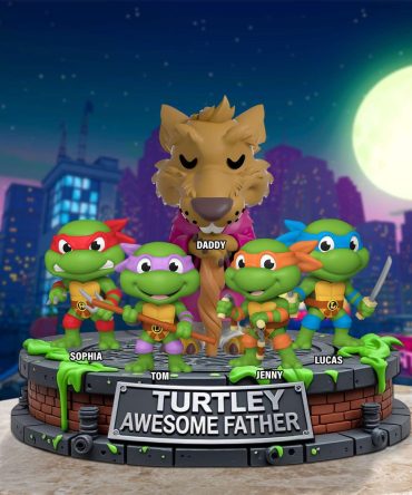 Personalized Gift For Dad  Acrylic Plaque- Turtle Awesome Father 01Natn150425