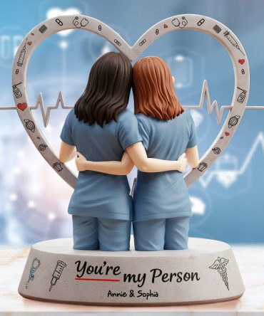 Festive Nurse Friends Acrylic Plaque – Custom Christmas Gifts For Besties 03Qhlu200525