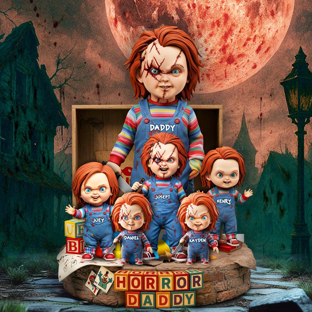 Horror Dad Plaque - Personalized Gifts For Dad 01Qhlu060525 - Image 2