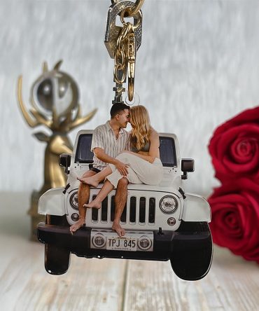 Custom Photo Gifts For Couple Keychain 192Acvp140924