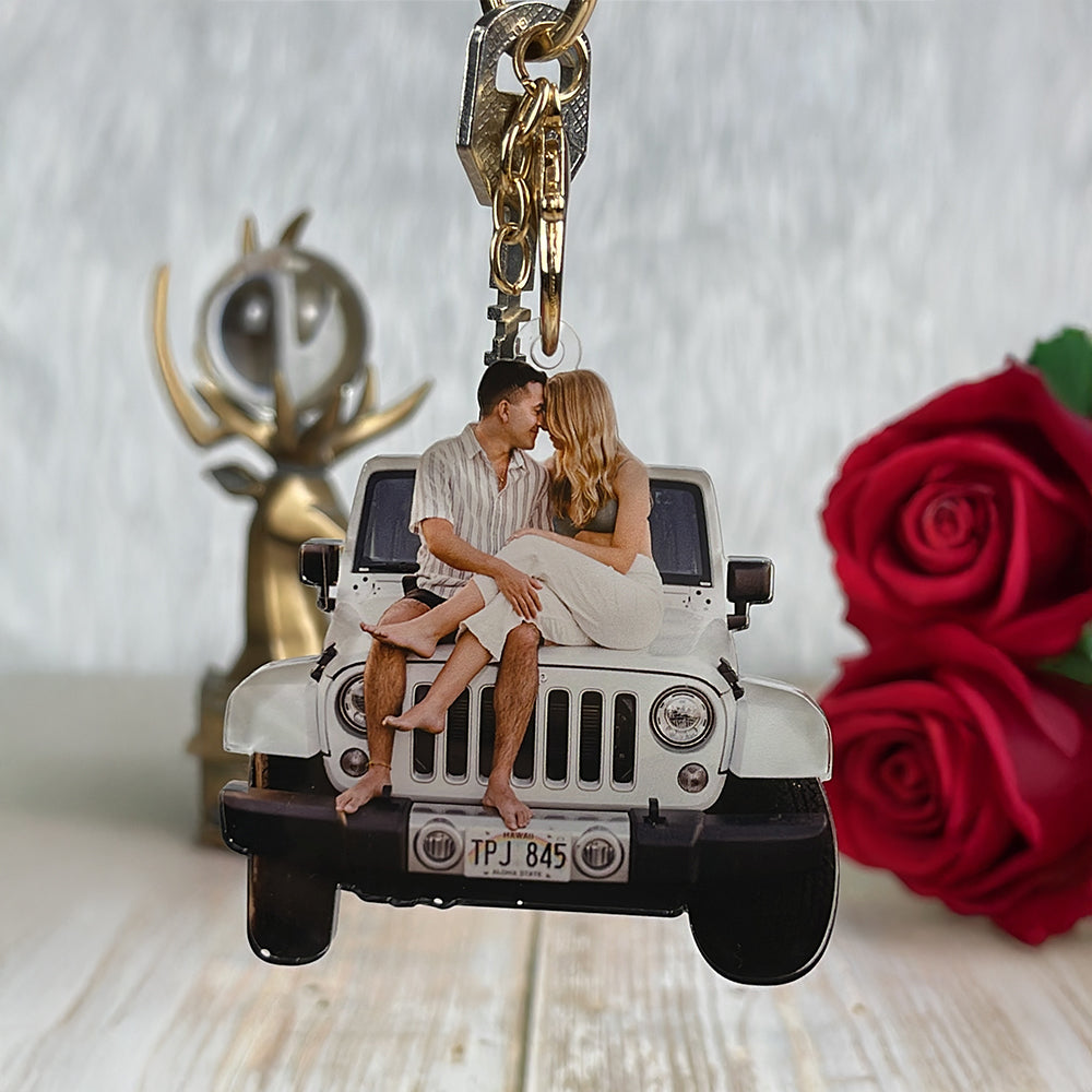 Custom Photo Gifts For Couple Keychain 192Acvp140924