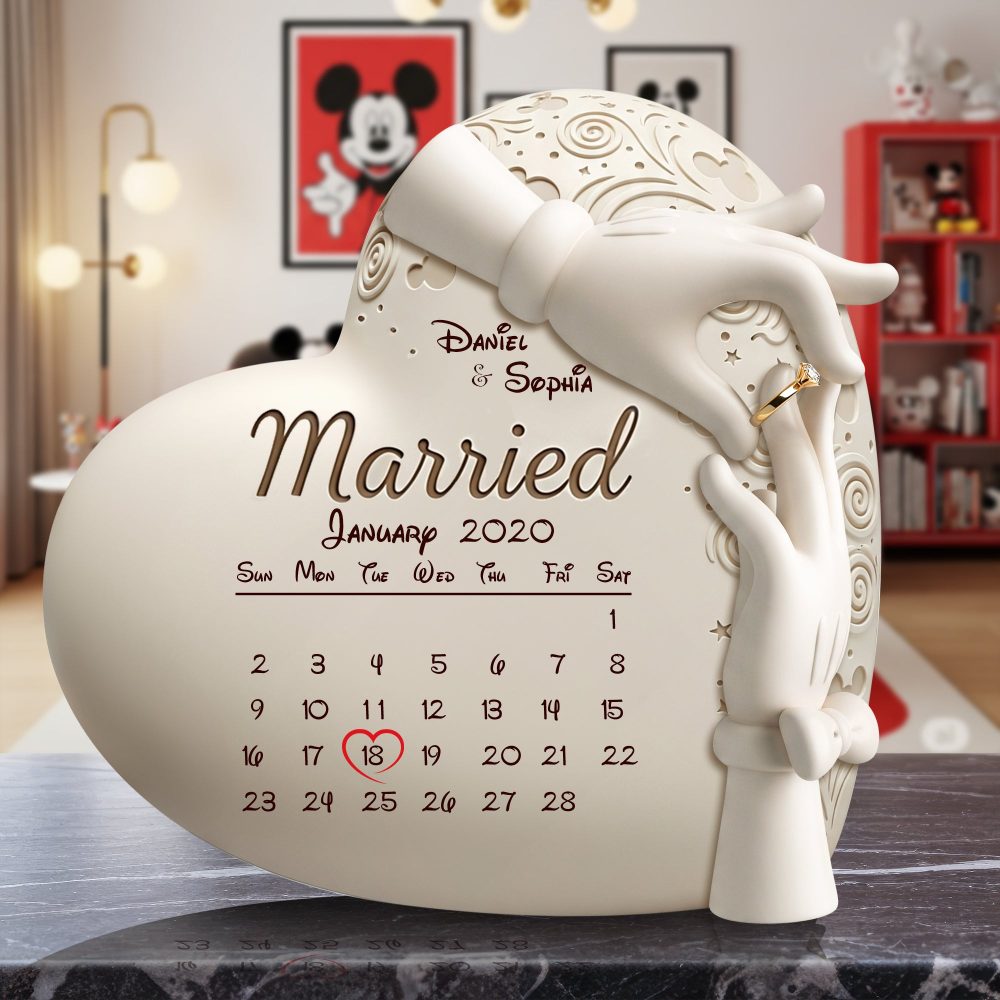 Married Couple Acrylic Plaque - Personalized Anniversary Gifts For Couples 07Ohlu190725 - Image 2