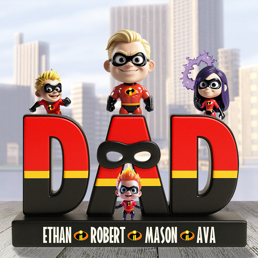 Super Dad Acrylic Plaque Gifts For Dad 012Nadt230425