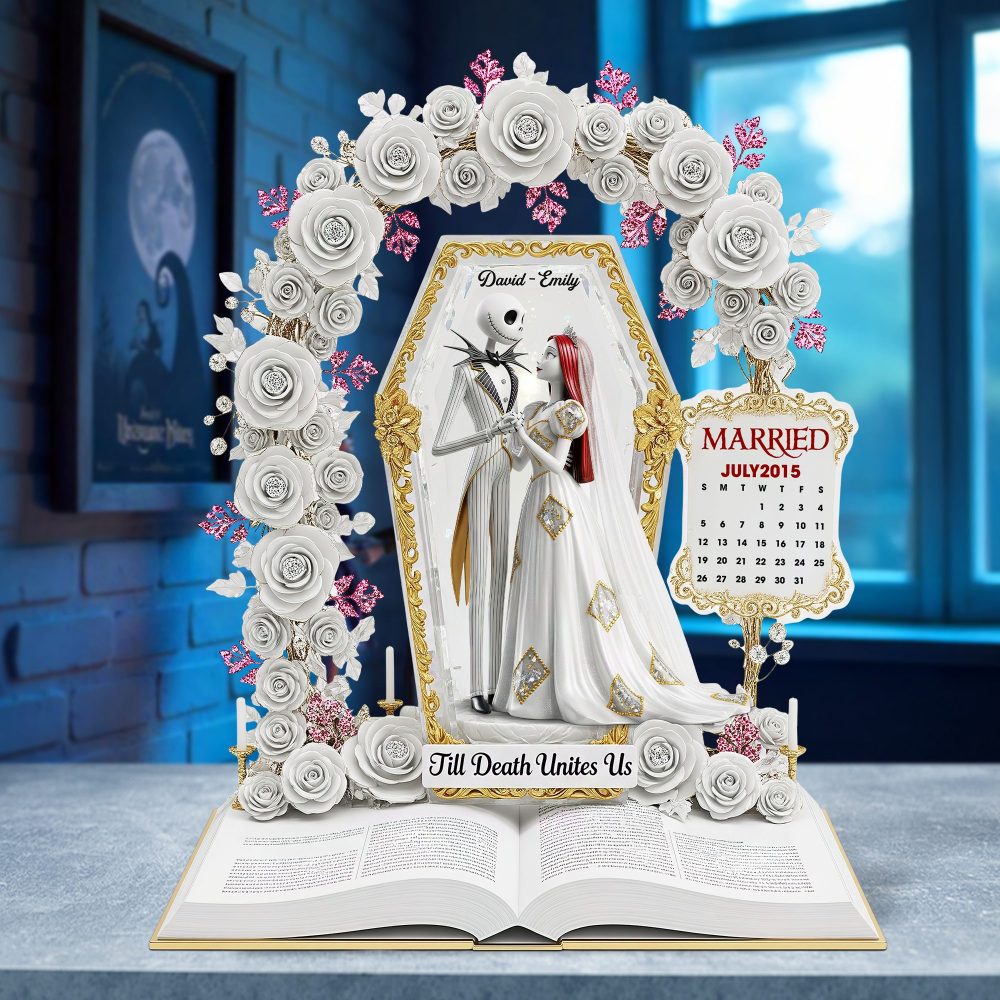 Couple Anniversary Acrylic Plaque - Personalized Gifts For Couple 01Ohpu090725 - Image 2