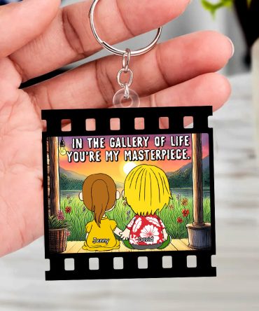Personalized Gifts For Couple Keychain 02Totn191224Hg In The Gallery Of Life You'Re My Masterpiece