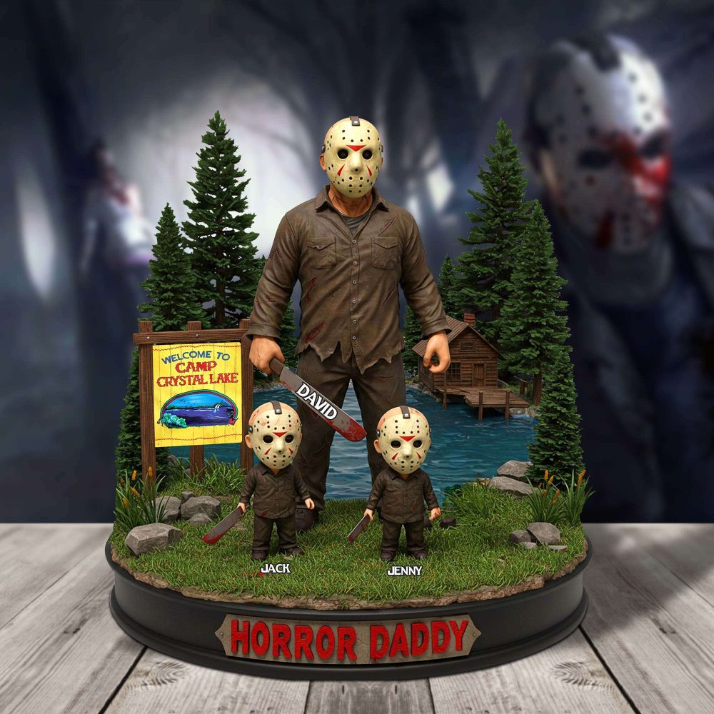 Christmas Horror Dad Acrylic Plaque - Personalized Gifts For Dad 03Qhtn050525 - Image 2