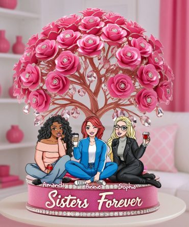Sisters Forever Acrylic Plaque - Personalized Gift For Sister 01Nalu200525