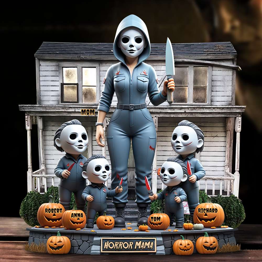Horror Mom Slay Acrylic Plaque - Personalized Xmas Gifts For Mom 01Qhdt160425 - Image 2