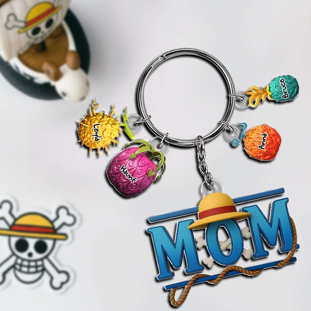 Fruit Mom Keychain - Personalized Gifts For Mom 01Ohlu210425 - Image 2
