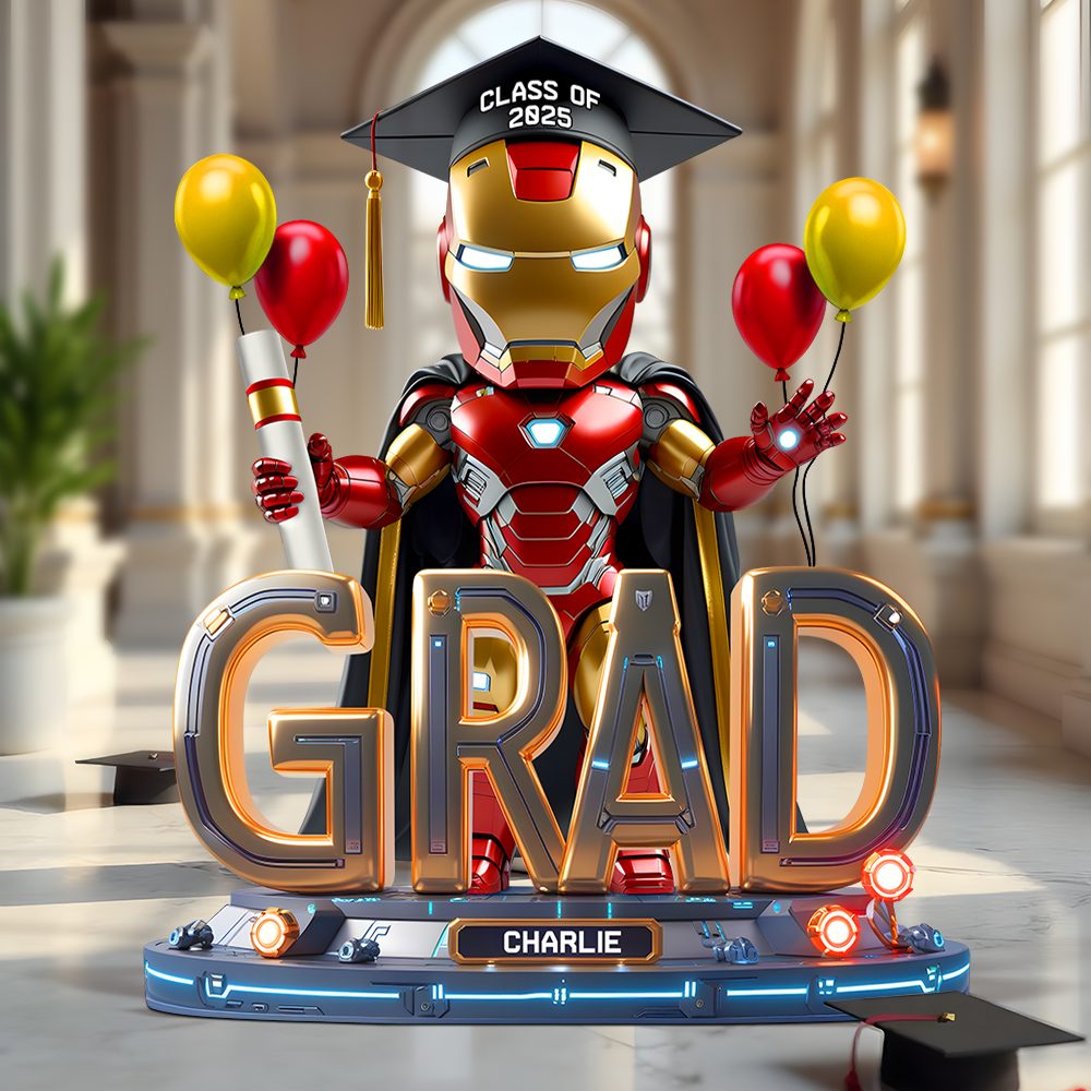 Iron Graduation Plaque - Personalized Gifts For Graduates 01Napu150525 - Image 4