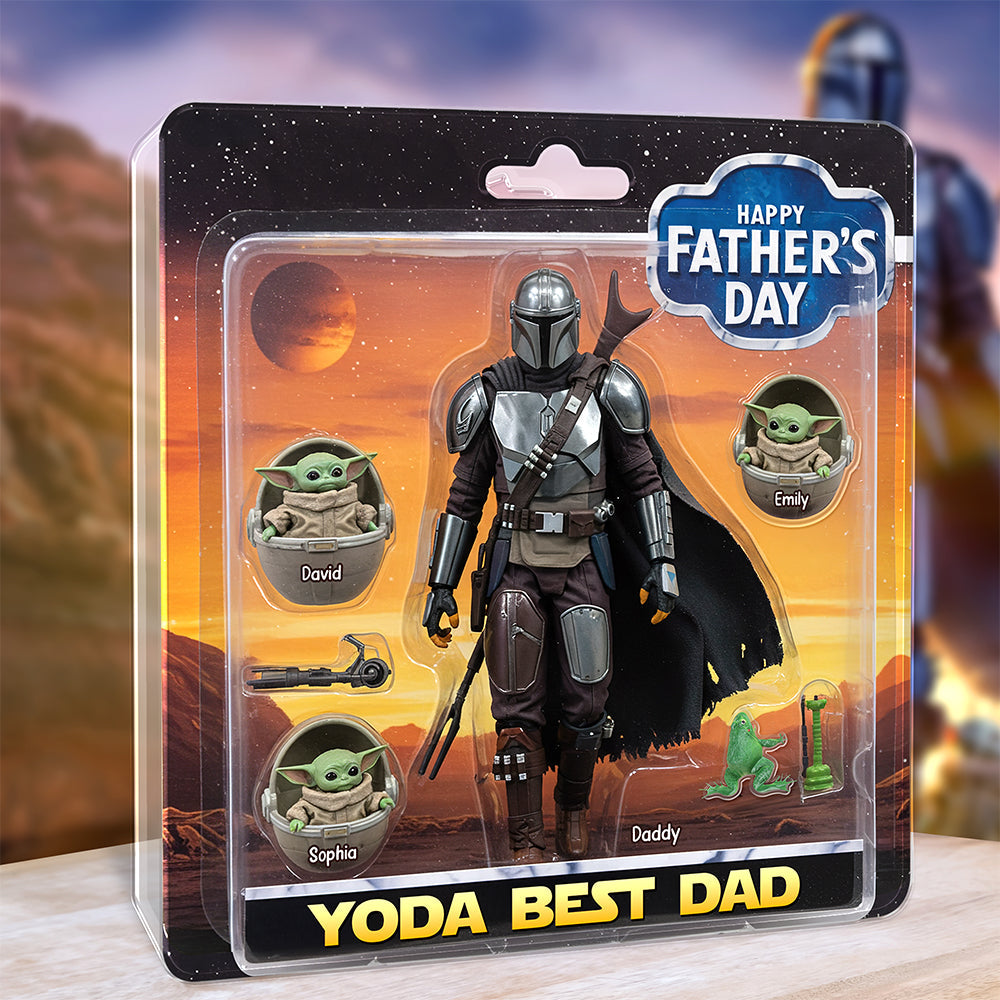 Personalized Gifts For Dad Acrylic Plaque, Best Dad In The Galaxy 03Qhqn290425 - Image 2