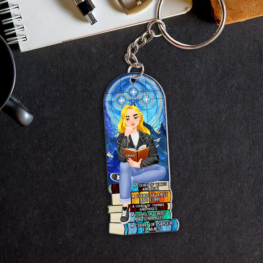 Personalized Gifts For Book Lover Keychain 03Hupu271224Pa - Image 2
