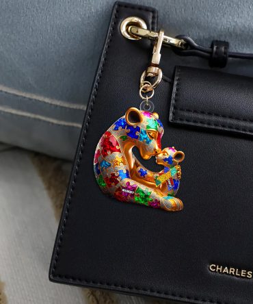Personalized Gifts For Autism Mom Keychain 03Tgtn240325 Lion Cartoon Character