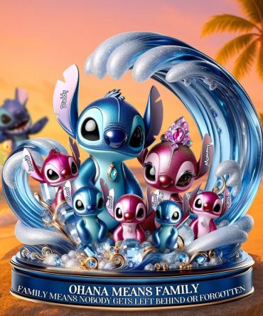 Blue Aliens Family Plaque - Custom Christmas Gifts For Family 01Tglu110425