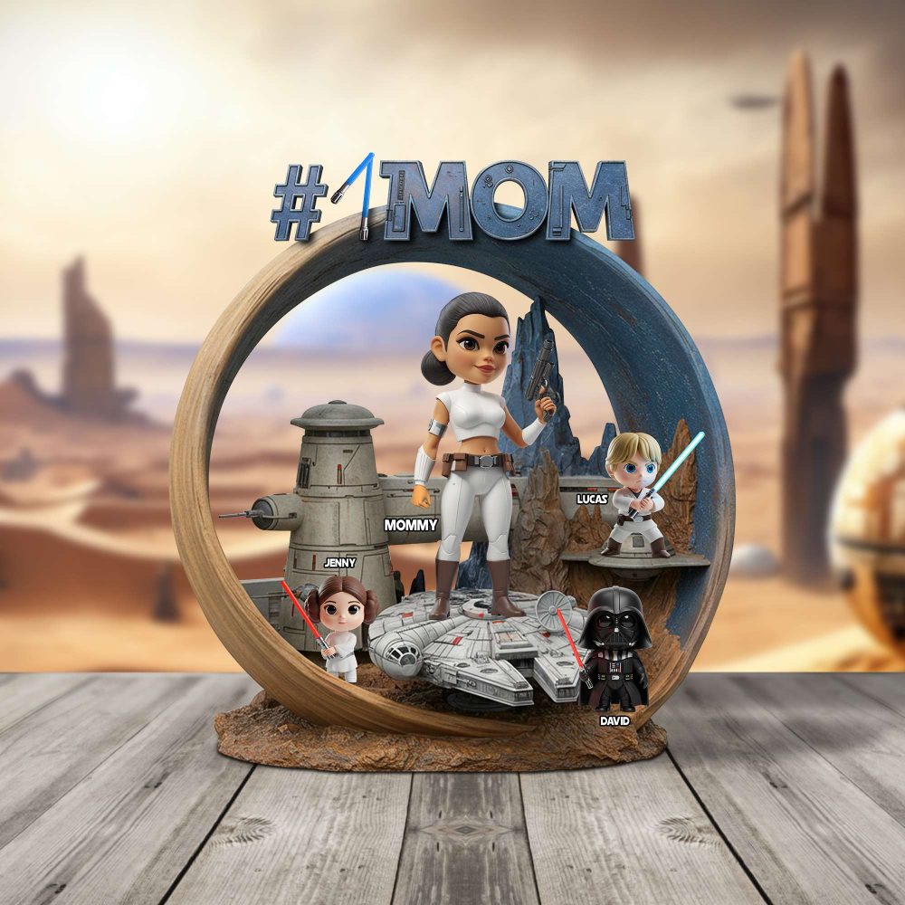 #1 Mom In The Universe – Personalized Christmas Gift For A Stellar Mommy 02Qhtn250425 - Image 3
