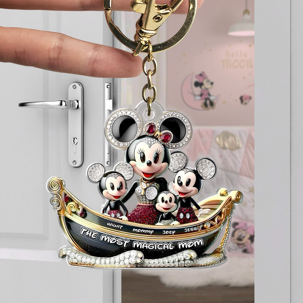 Mom Keychain - Personalized Gifts For Mom Keychain 02Tglu180425 - Image 2