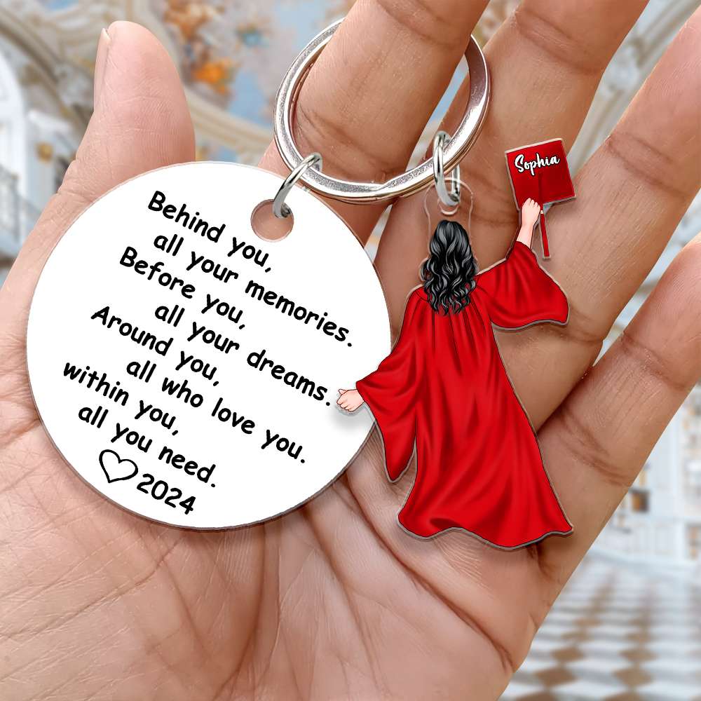 Personalized Gifts For Graduation Tag Keychain 02Acdt131224Tm - Image 2