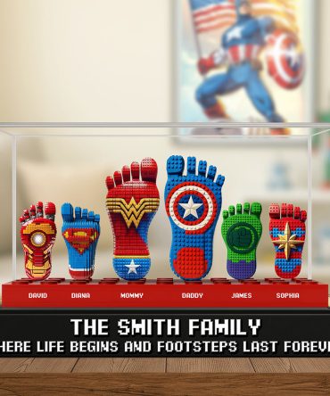 Super Foot Family Acrylic Plaque Personalized Gifts For Family 01Ohqn240525