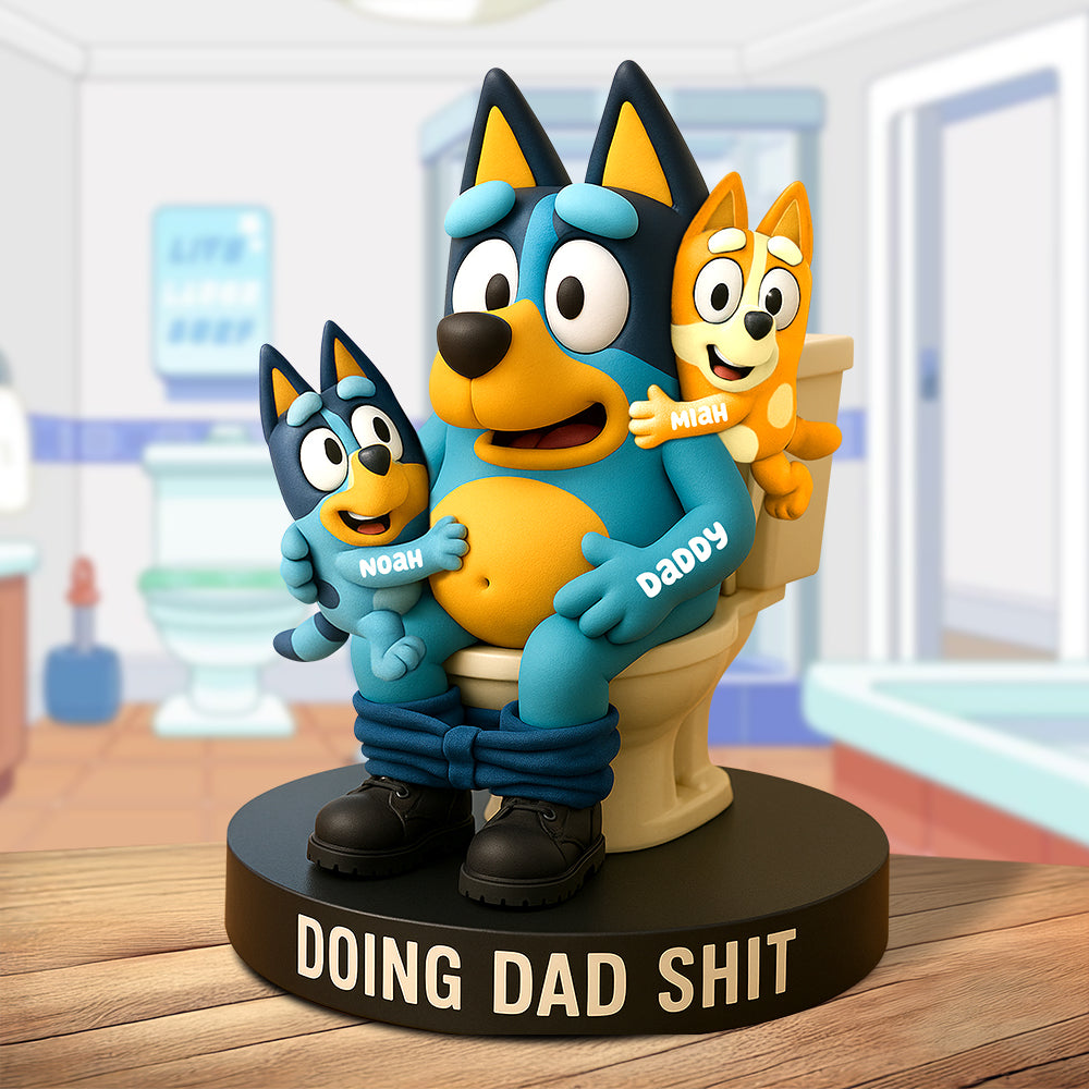 Holiday Chaos With Dad Plaque – Custom Christmas Gifts For Dad 02Ohdt100525 - Image 2