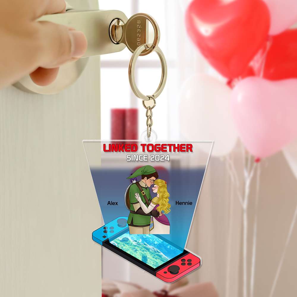 Personalized Gifts For Couples Acrylic Keychain 02Tolu031224Hg - Image 3