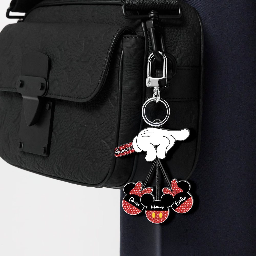 Personalized Gifts For Grandma Keychain - Adorable Mouse Charm 03Ohlu090125 - Image 3
