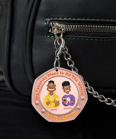 Personalized Gifts For Couple Keychain 02Kadt060225Pa