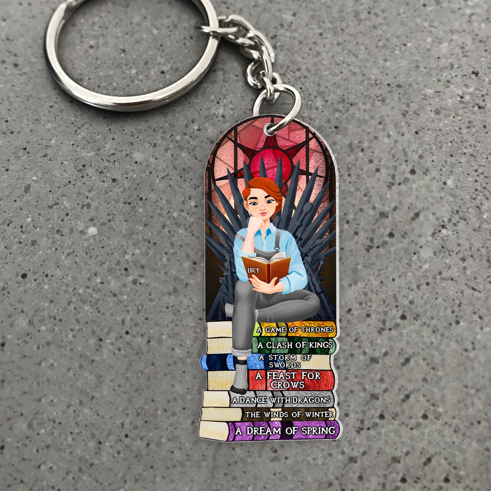 Personalized Gifts For Book Lover Keychain 06Hupu271224Pa - Image 2