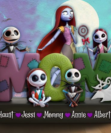 Spooky Christmas Acrylic Plaque - Personalized Gifts For Mom 02Ohlu120425