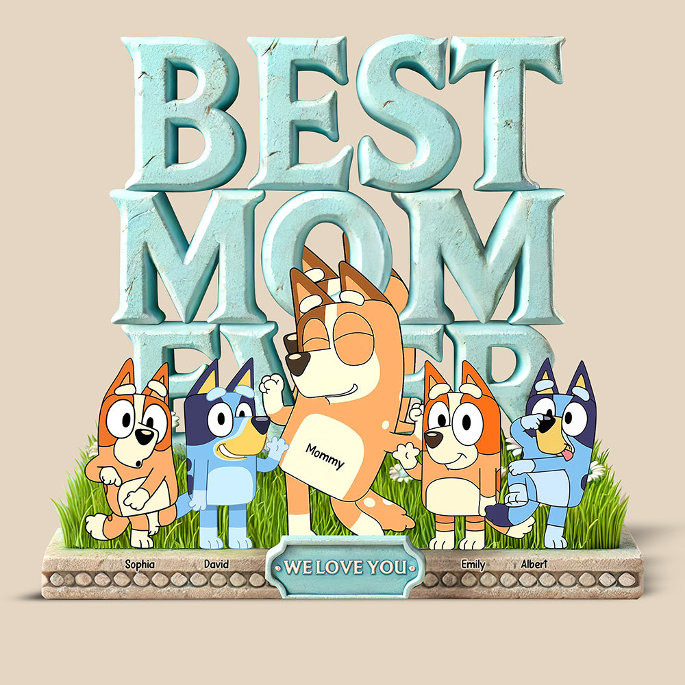 Dog Mom Acrylic Plaque - Personalized Gifts For Mom 02Ohqn310325 - Image 4