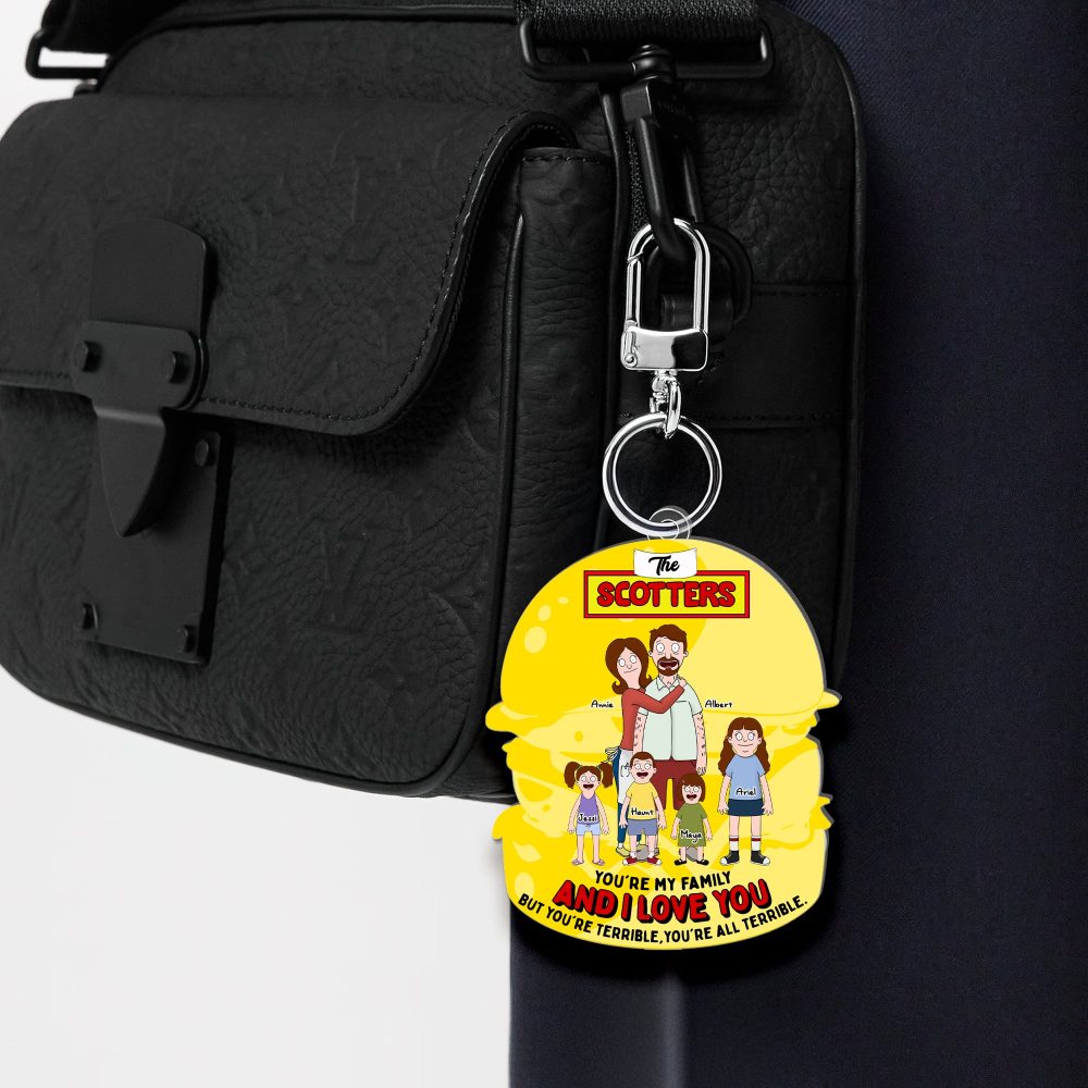 Personalized Gifts For Family Keychain 01Hulu070225Hg - Image 4