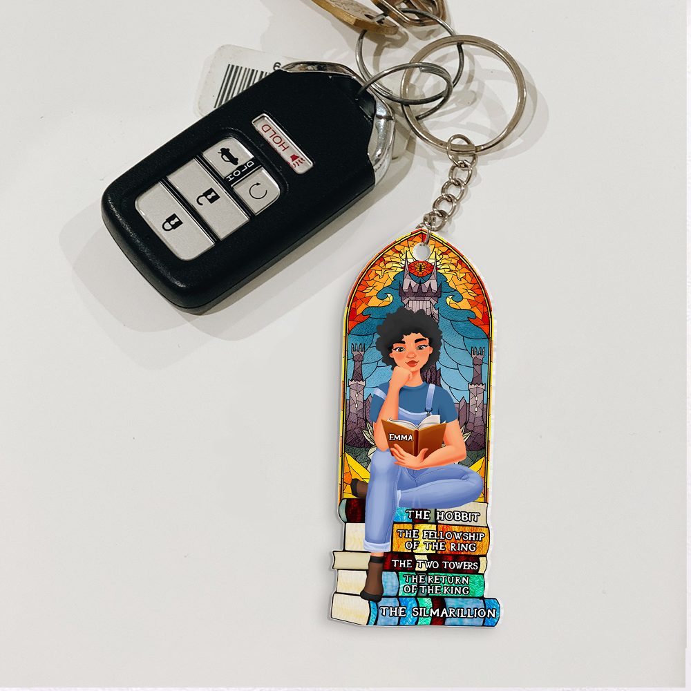 Personalized Gifts For Book Lover Keychain 02Hupu271224Pa - Image 2