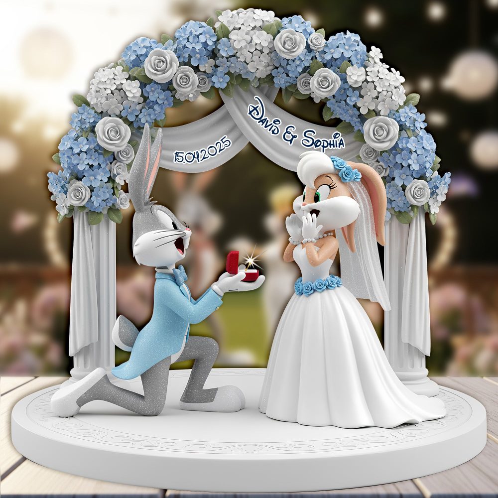 Couple Wedding Acrylic Plaque Personalized Gifts For Couple 02Ohlu170625 - Image 2