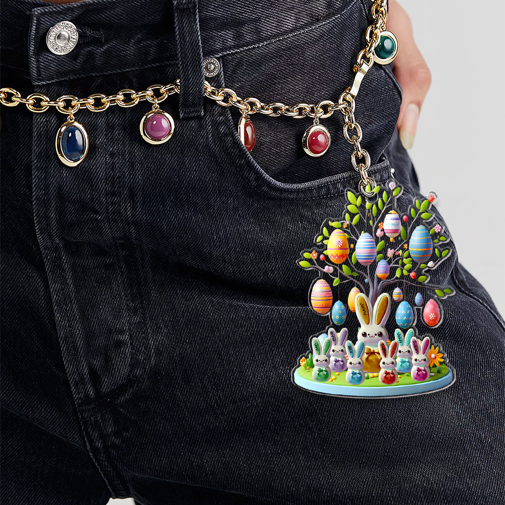 Personalized Gifts For Easter'S Day Keychain Bunny Kids 04Ohmh100225 - Image 2