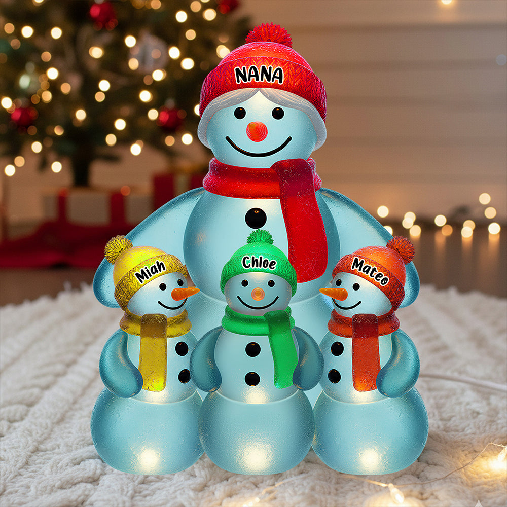 Snowman Grandma Christmas Acrylic Plaque Personalized Gifts For Grandma 02Nadt281025 - Image 2