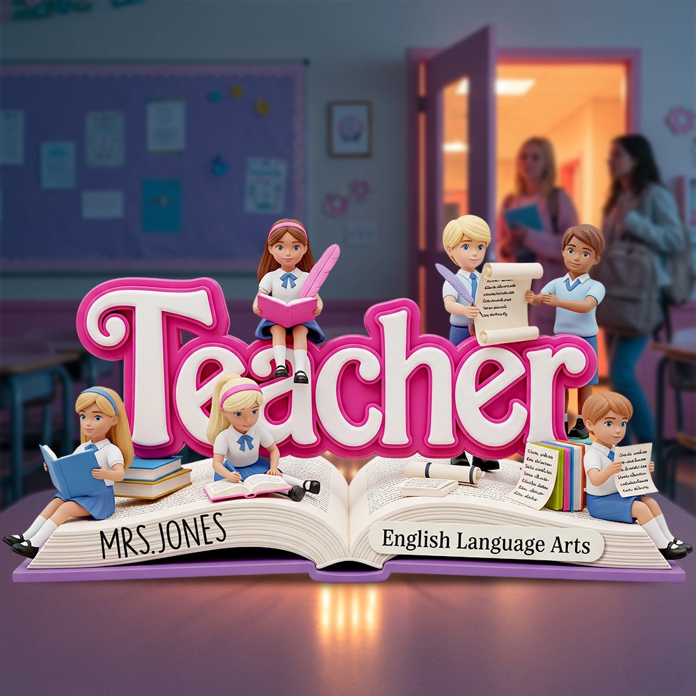 Adorable Dolls Acrylic Plaque - Personalized Gifts For Teacher 04Tgdt140625 - Image 2