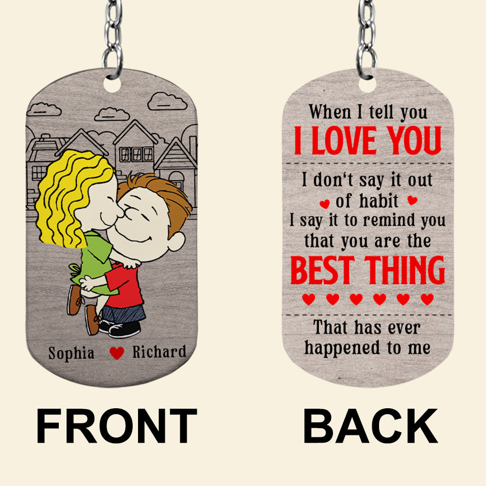 Personalized Gifts For Couple Keychain 05Xqqn101224Hg - Image 5