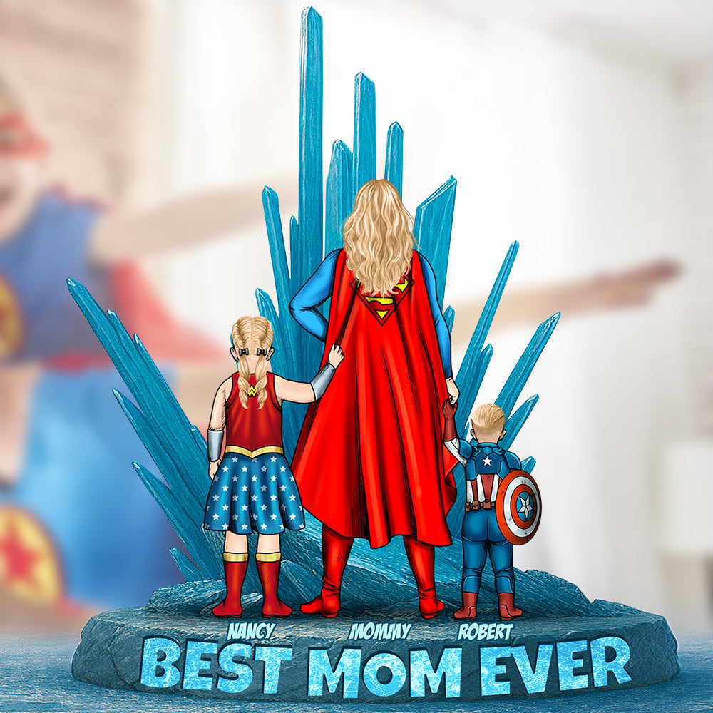 Power Mom Plaque – Personalized Christmas Gifts For Mom 03Ohdt100425Pa - Image 2