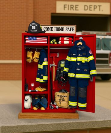 Firefighter’S Gear Locker Acrylic Plaque - Personalized Christmas Gifts For Firefighter 04Qhtn060625