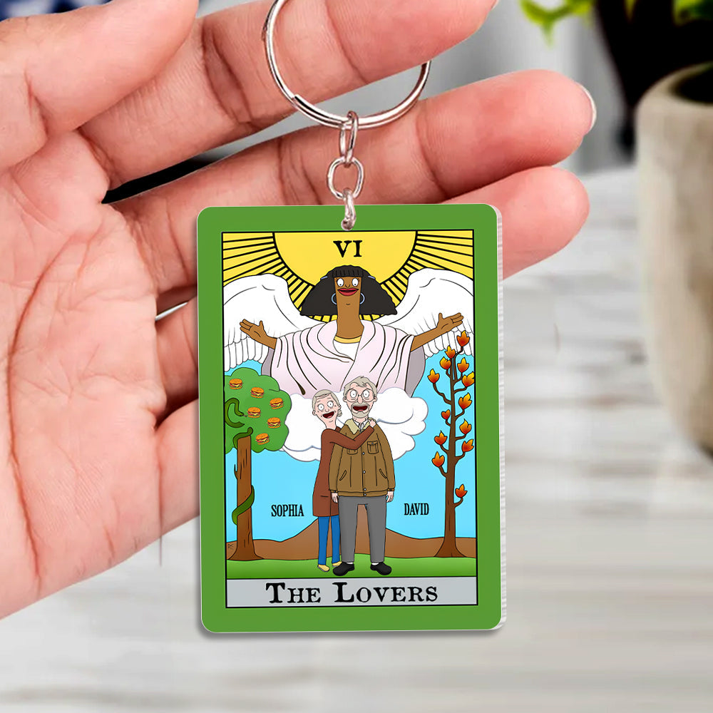 Personalized Gifts For Couple Keychain 04Totn301224Hg The Lovers