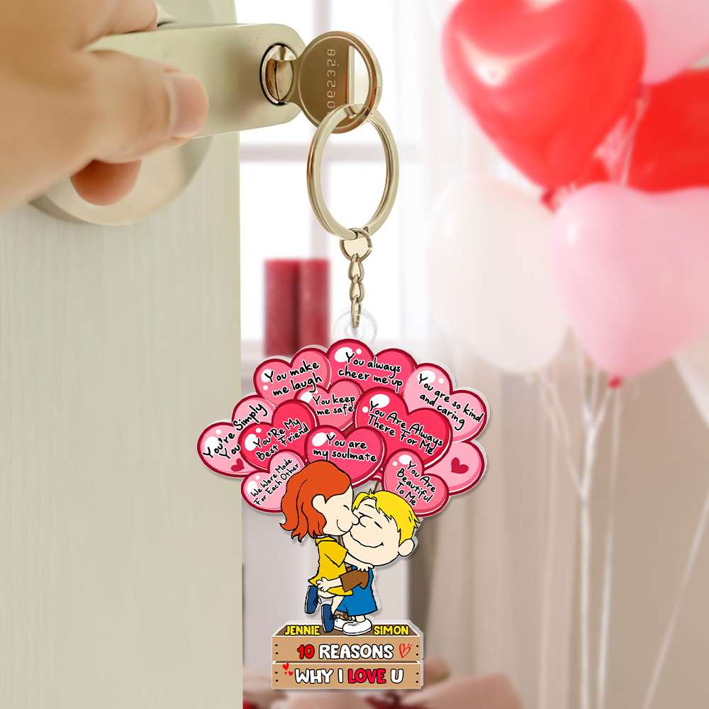 Personalized Gift For Couples Acrylic Keychain Reasons Why I Love You 05Tolu041224Hg - Image 2