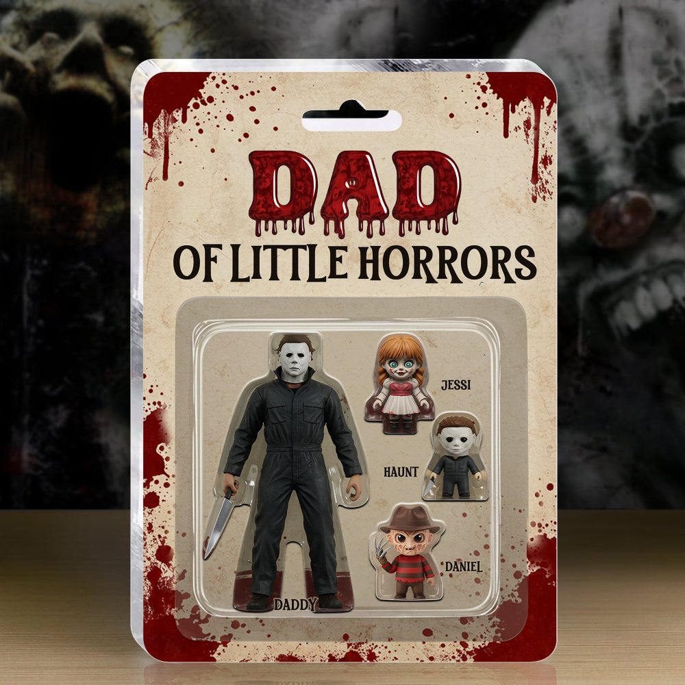 Scary Christmas Dad Acrylic Plaque – Personalized Gifts For Horror-Loving Dads 01Qhlu260425