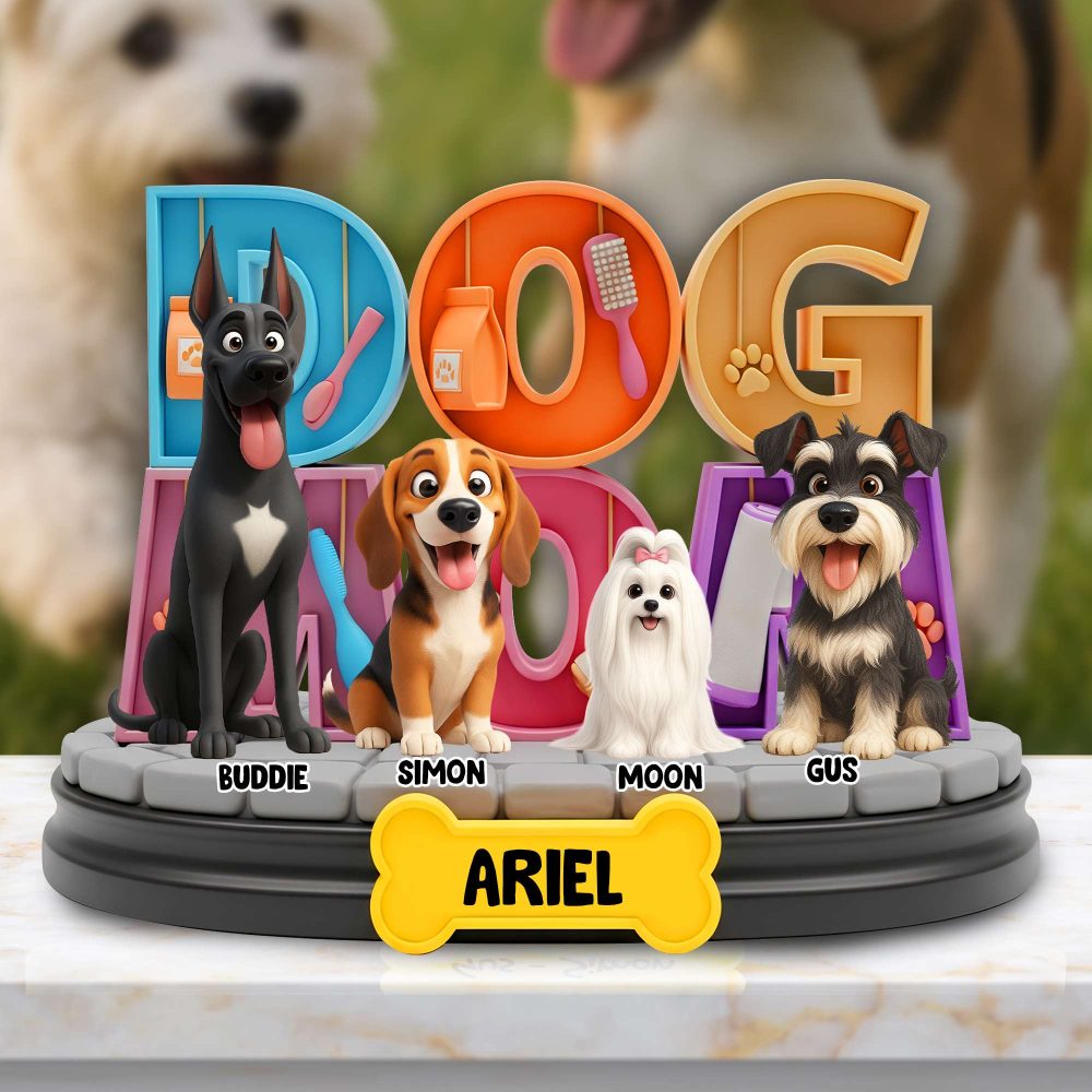 Adorable Dog Acrylic Plaque - Personalized Gifts For Dog Lovers 06Tglu260625 - Image 2