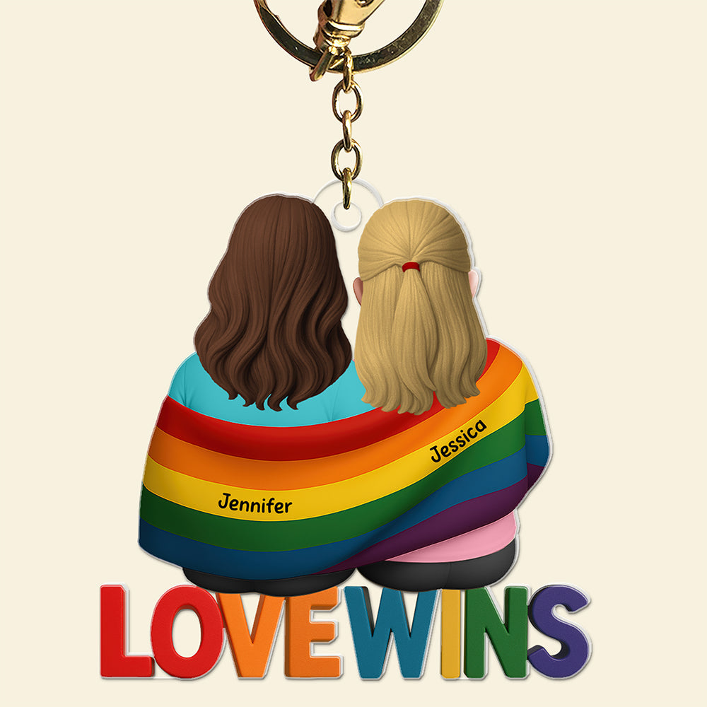 Lgbt Keychain - Personalized Gifts For Couple 04Toqn220525 - Image 2
