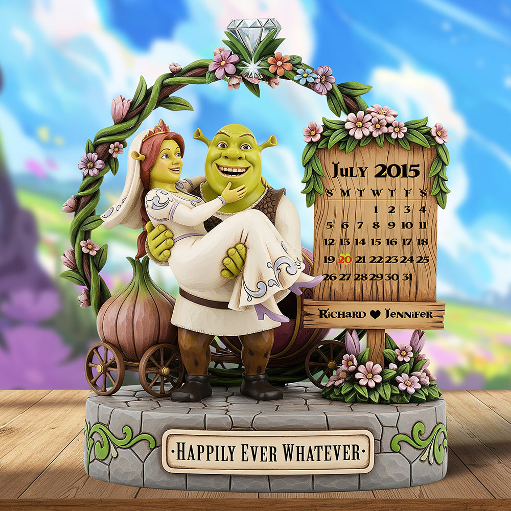 Happily Ever Acrylic Plaque - Personalized Gifts For Couple 01Qhqn250625